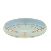 Ginori Diva Verde Round Change Tray - 6.85"